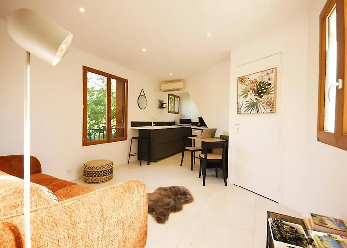 Studio - Confort - Climatise - Le Refuge De Charles - Jardin