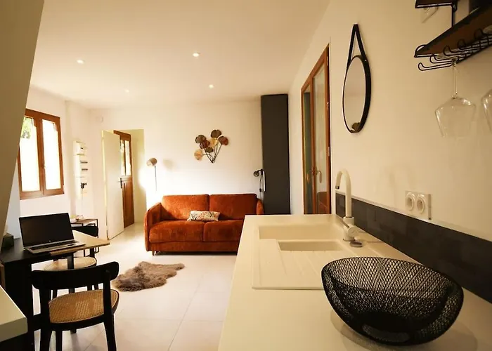 Studio - Confort - Climatise - Le Refuge De Charles - Jardin